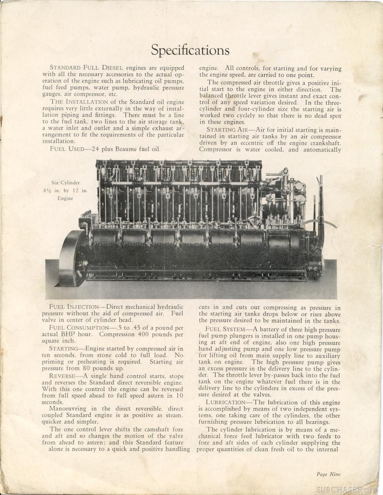 Standard Motor diesel engines page 9<br />
