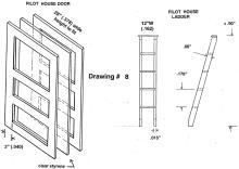 Drawing 8: Pilot House Door / Ladder