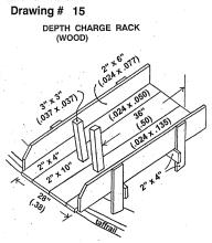 Drawing 15: Depth Charge Rack