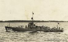 Photograph of submarine chaser SC 235. T. Woofenden Collection.